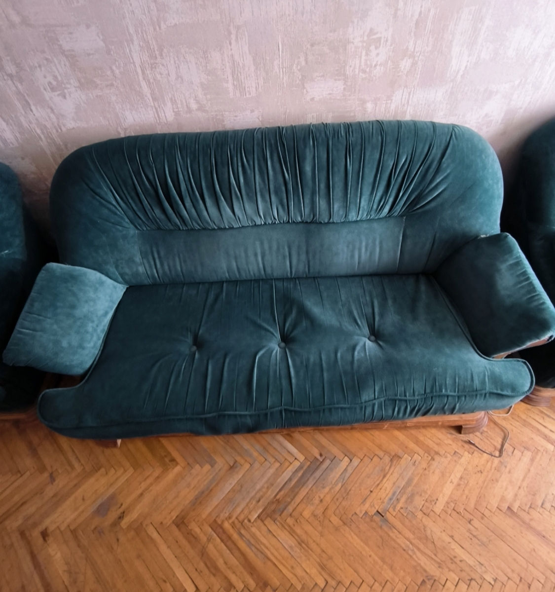 Vind Set Mobilier Living – Canapea + 2 Fotolii – Stare Bună
 foto 1