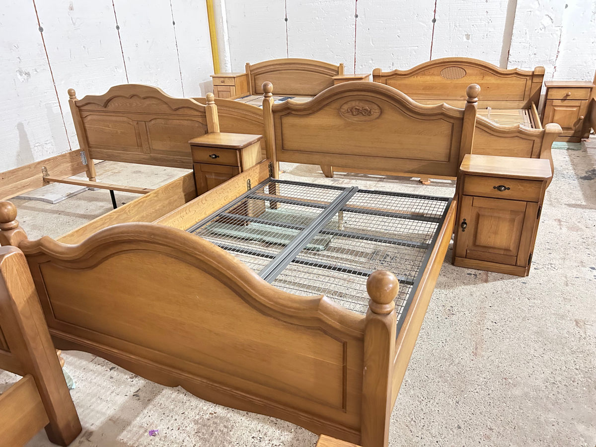 Vand dormitoare din lemn natural foto 8