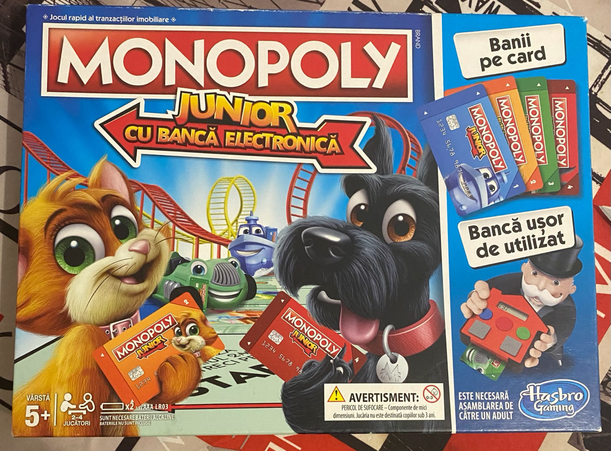 Monopoly junior cu banca electronica  фото 0