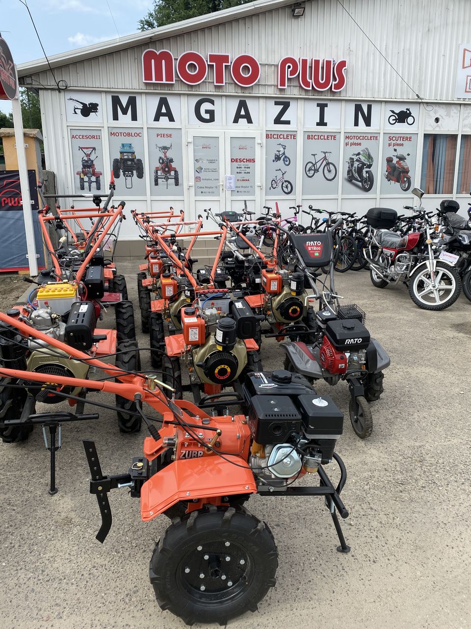 Motoblocuri zubr ,racire pe apa ,+freza , motorina,magazin motoplus foto 16