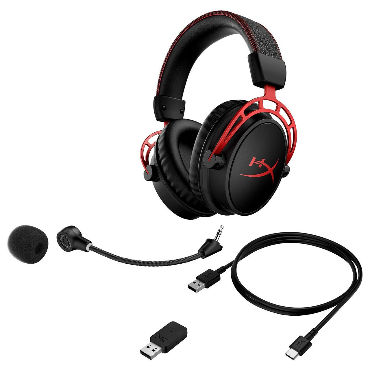 HyperX Cloud Alpha Wireless, Black-Red - Noi! Garanţie 2 Ani! foto 4