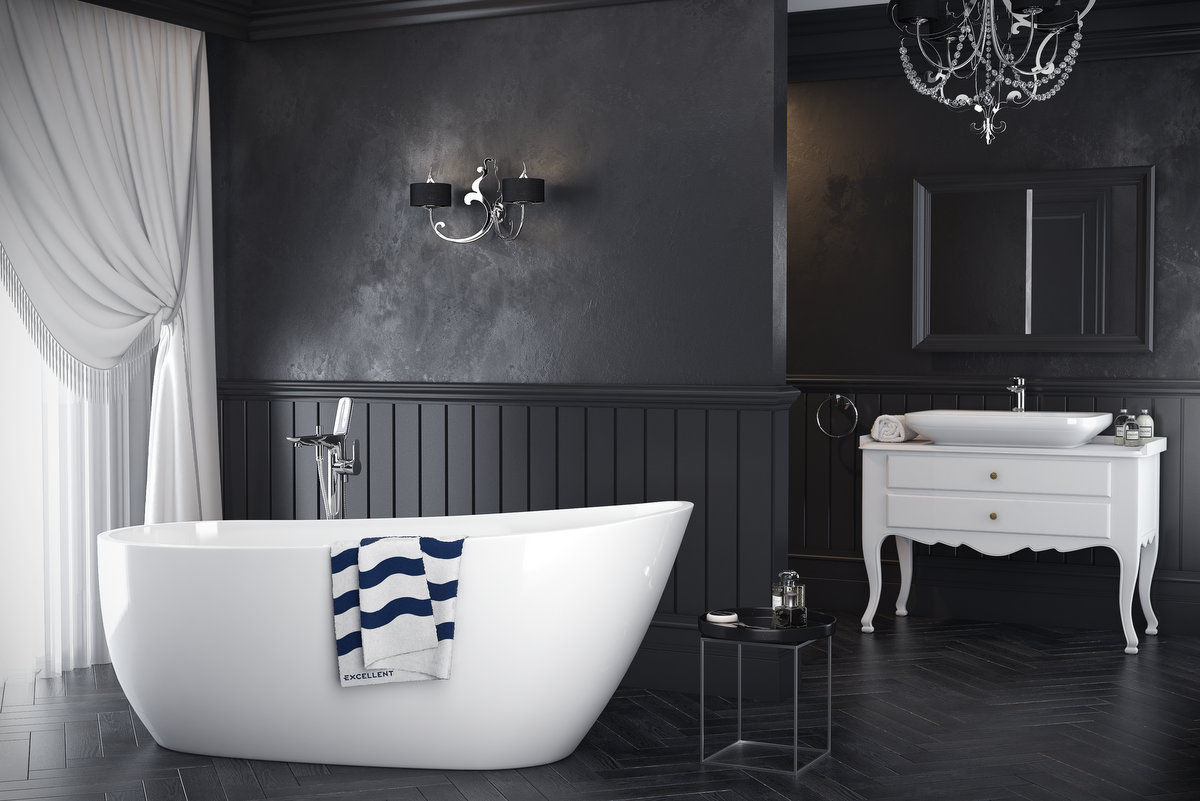 Cadă de baie ovală din acril excellent comfort+/ отдельностоящая акриловая ванна excellent comfort+ foto 1
