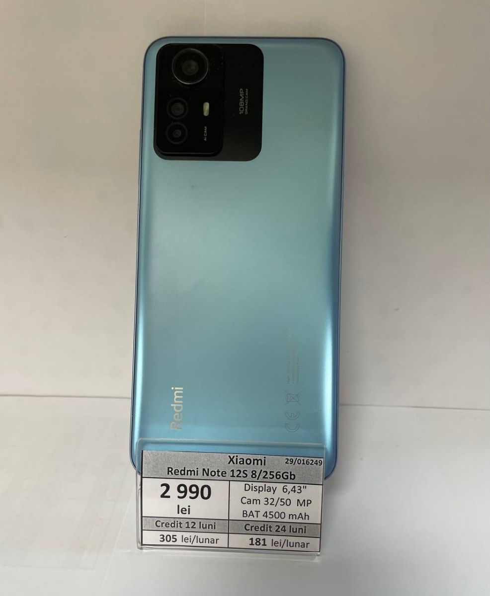 Xiaomi Redmi Note 12S- 8/256 Gb- 2990 lei