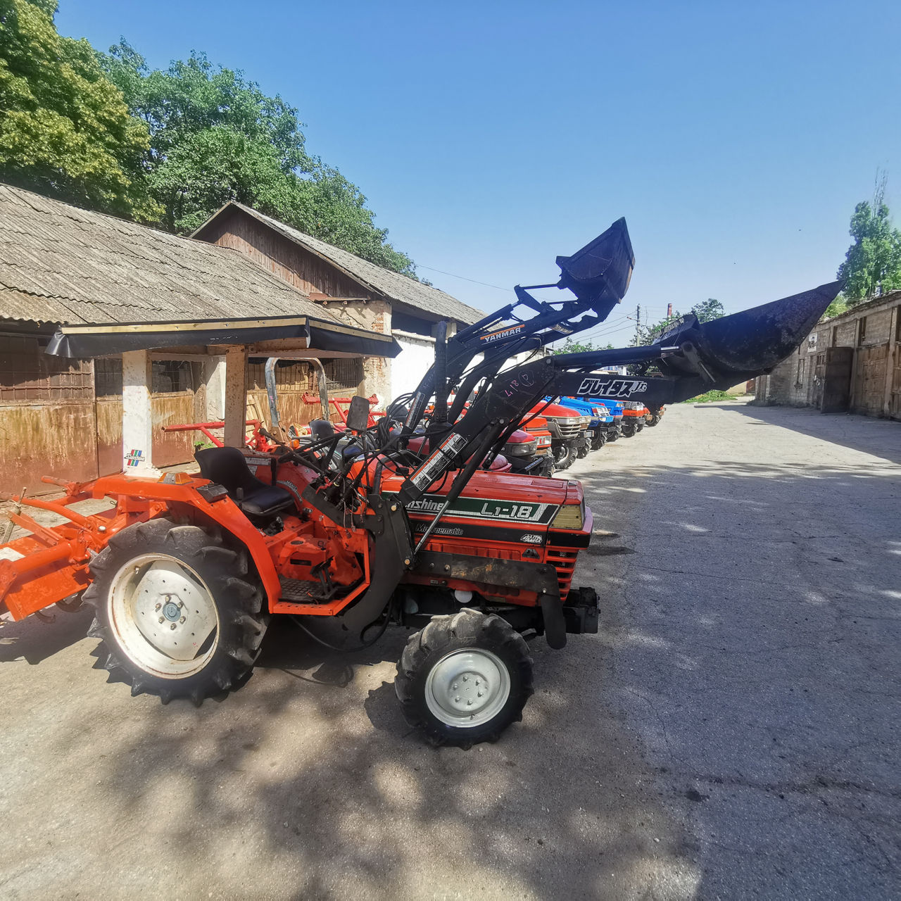 Tractor japonez - Yanmar AF 222s+freza+încărcător acte+transport foto 16
