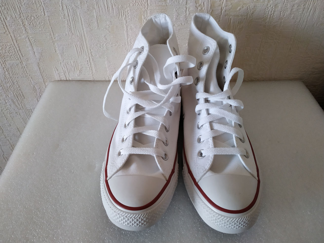 Кеды новые Converse All Star белые высокие  foto 1