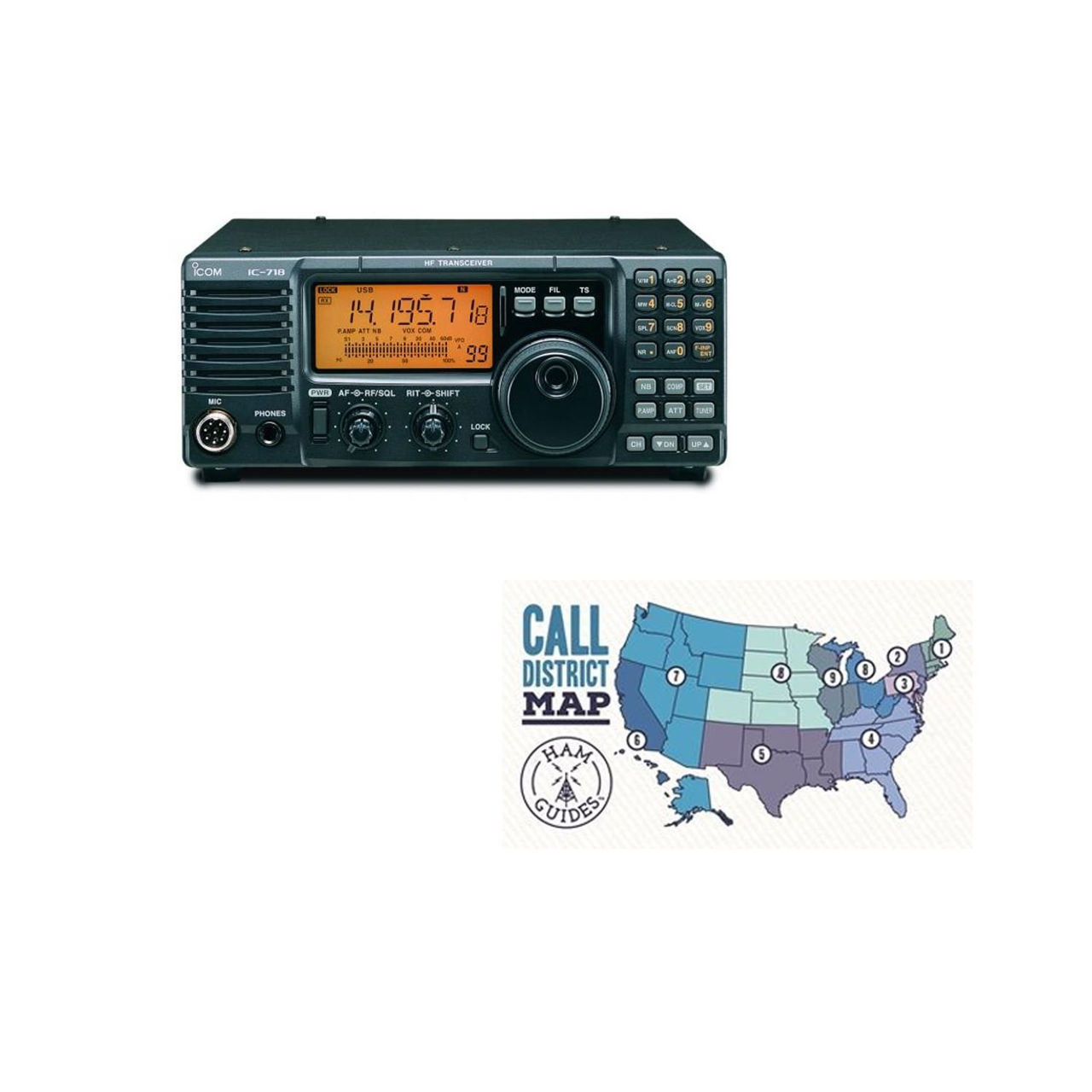 Radio -  ICOM IC718 HF foto 4