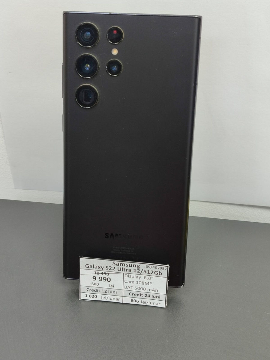 Samsung Galaxy S22 Ultra 12/512 Gb  9990 lei foto 0