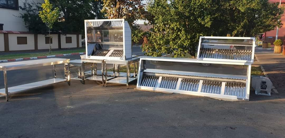 Ventilare bucatarii HoReCa. Hote Inox. foto 4