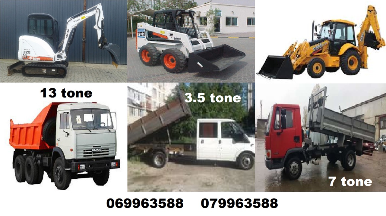 servicii bobcat, servicii basculante 0.5 - 13 tone. Evacuarea gunoi.Pamint pentru grădină. foto 1