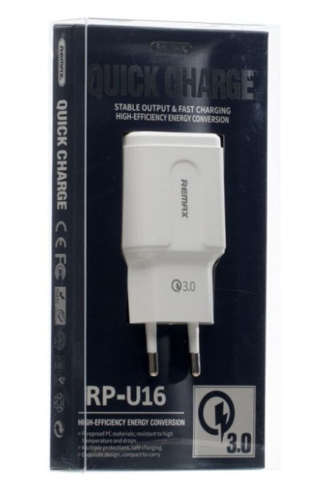 Incarcator rapid USB original Remax RP16 - 15W, tehnologie de incarcare rapida, material PC rezisten foto 5