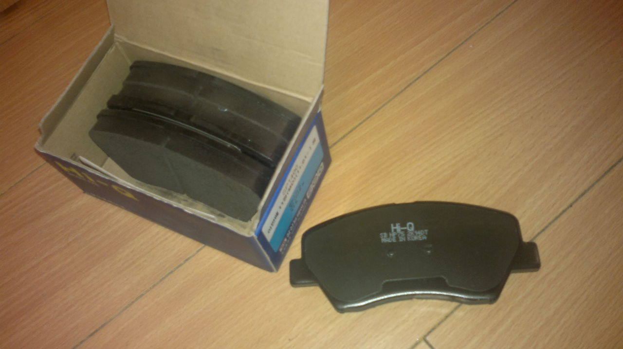 Колодки тормозные передние Hyundai Elantra Kia Ceed 2012г 58101A6A00 ...