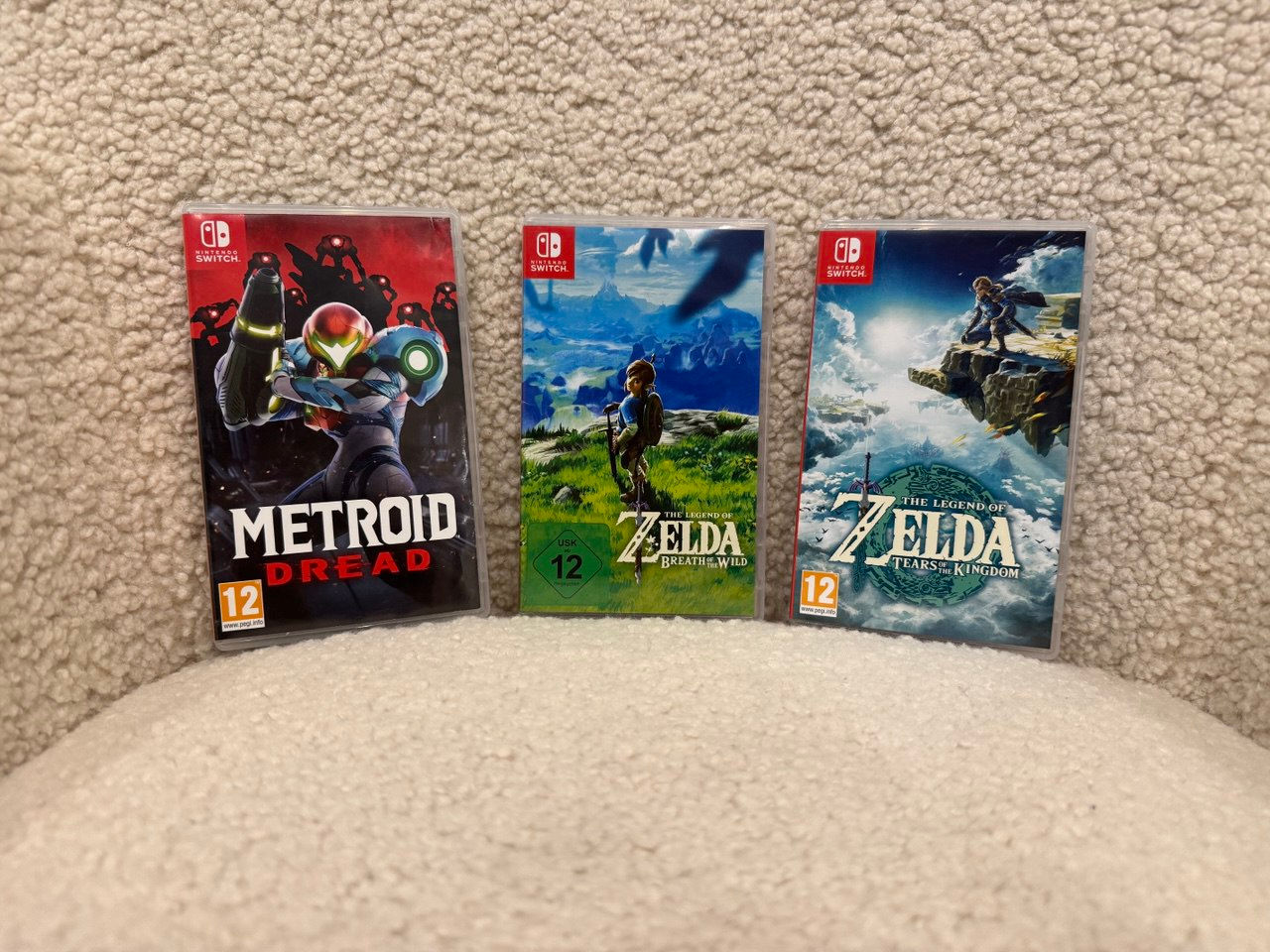 Nintendo Switch Metroid + Zelda Games foto 0