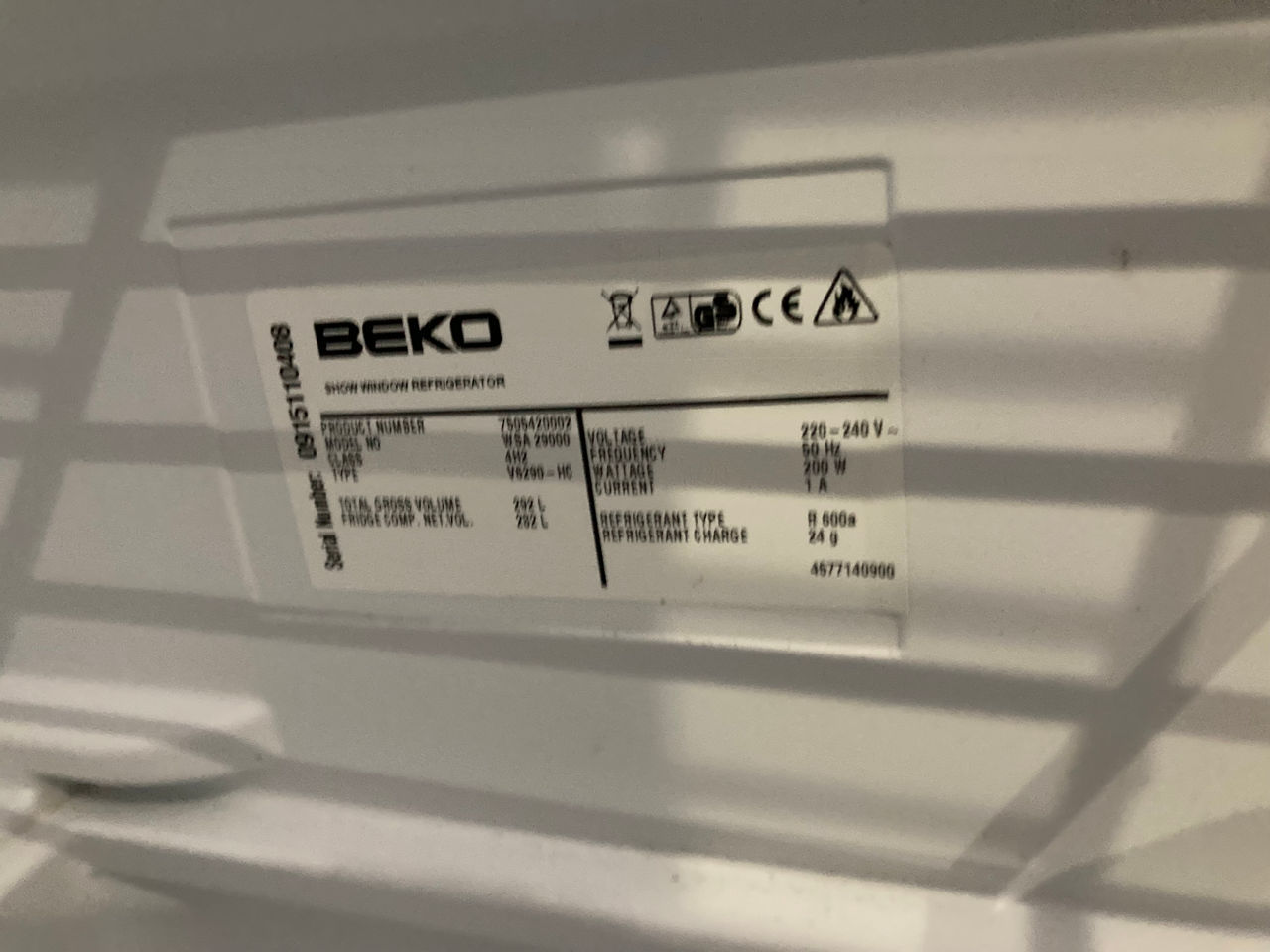 Frigider vitrina Beko  foto 2