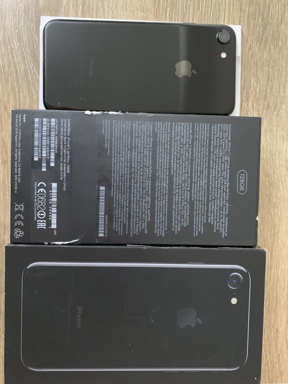 iPhone 7 black 128gb 10/10 куплен в Orange (есть коробка)