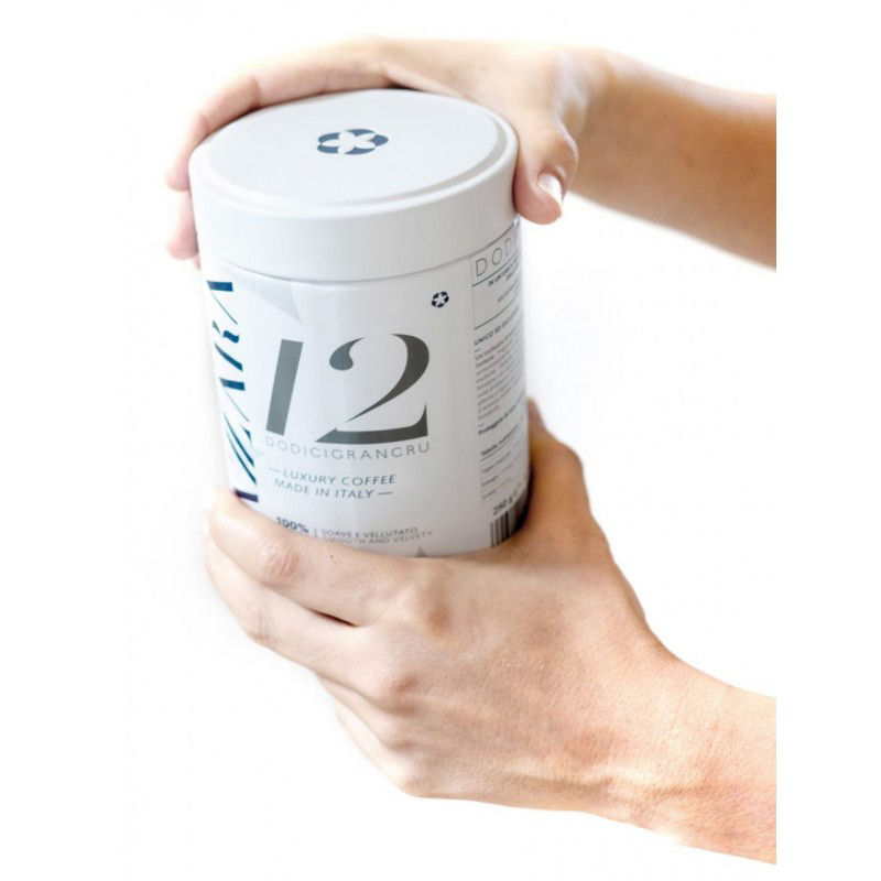 Bazzara Dodicigrancru 250 g Cafea Borcan Măcinată 12 Soiuri Arabica foto 0