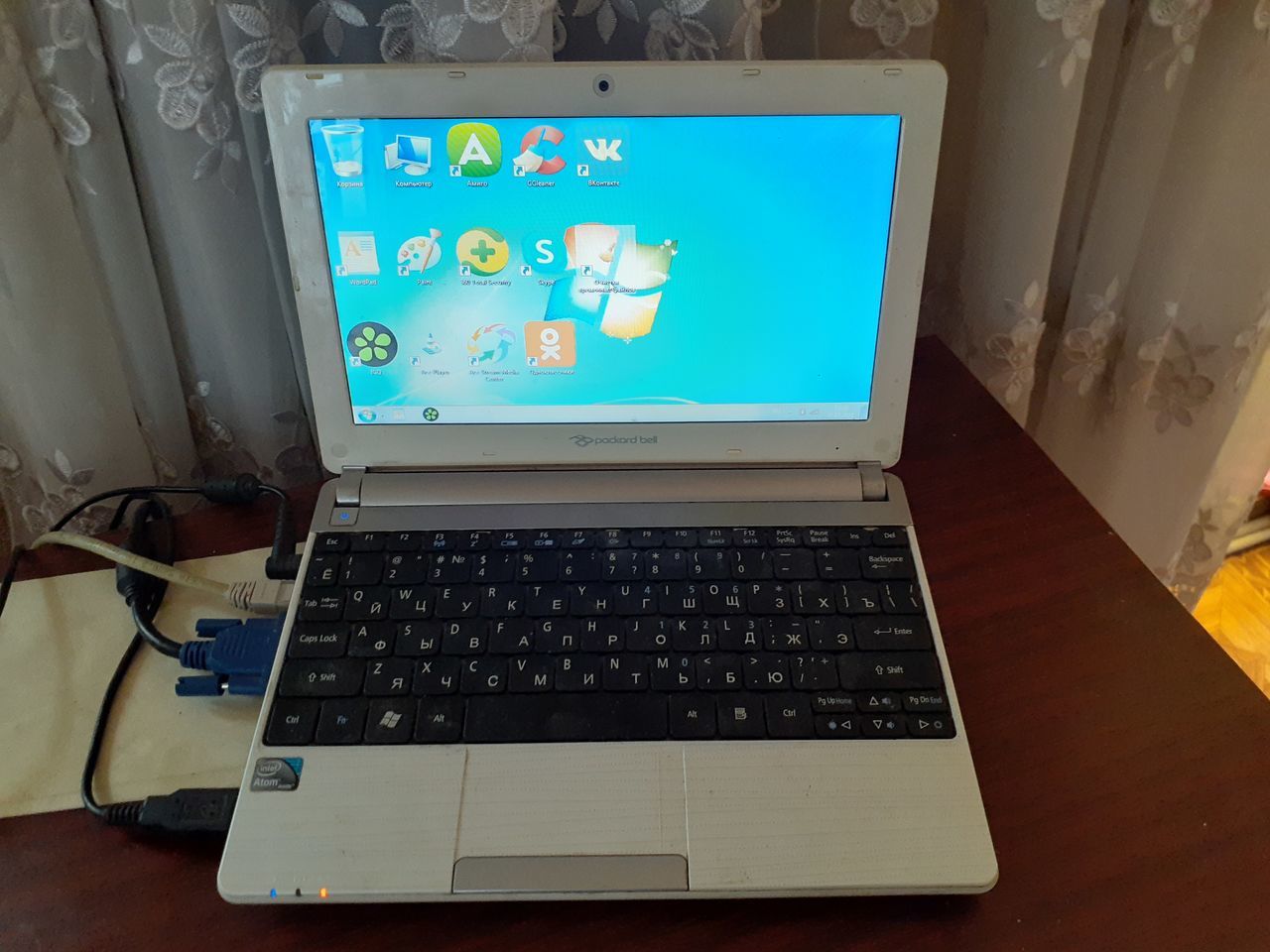 Разборка ноутбук packard bell ze7