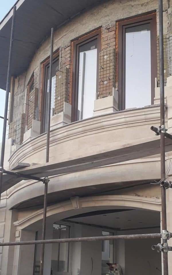 Fatada din piatra de calcar ! Montare,restaurare ,slefuire si deservire ! foto 2
