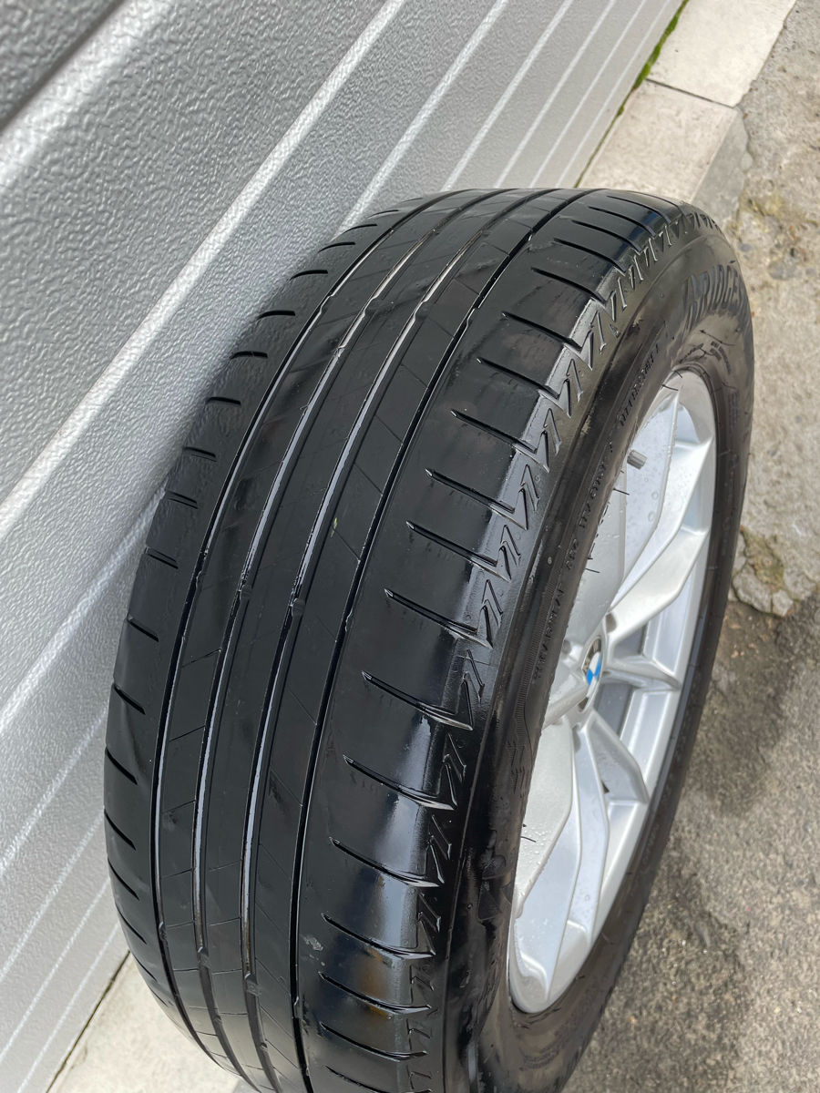 4 Jante+4 anvelope 205/60 R16Jante originale BMW G20/g30Anvelope Bridgestone foto 4