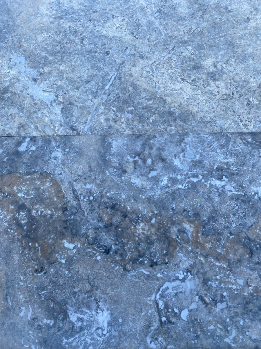 Travertin natural pavaj plăci finisare pe terasa, pavaj in curte, Noce travertin, Bej travertin foto 9