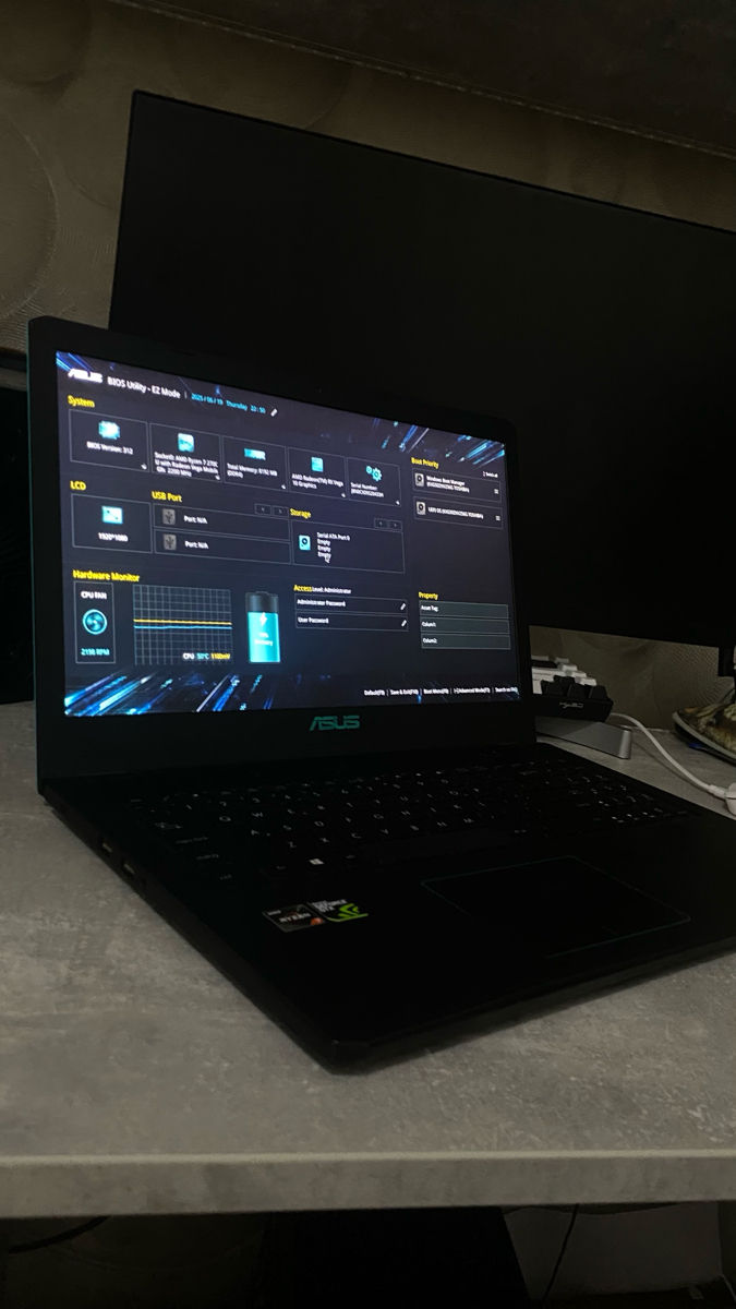 Laptop Asuz K570ZD Ryzen GTX 1050 8GB RAM