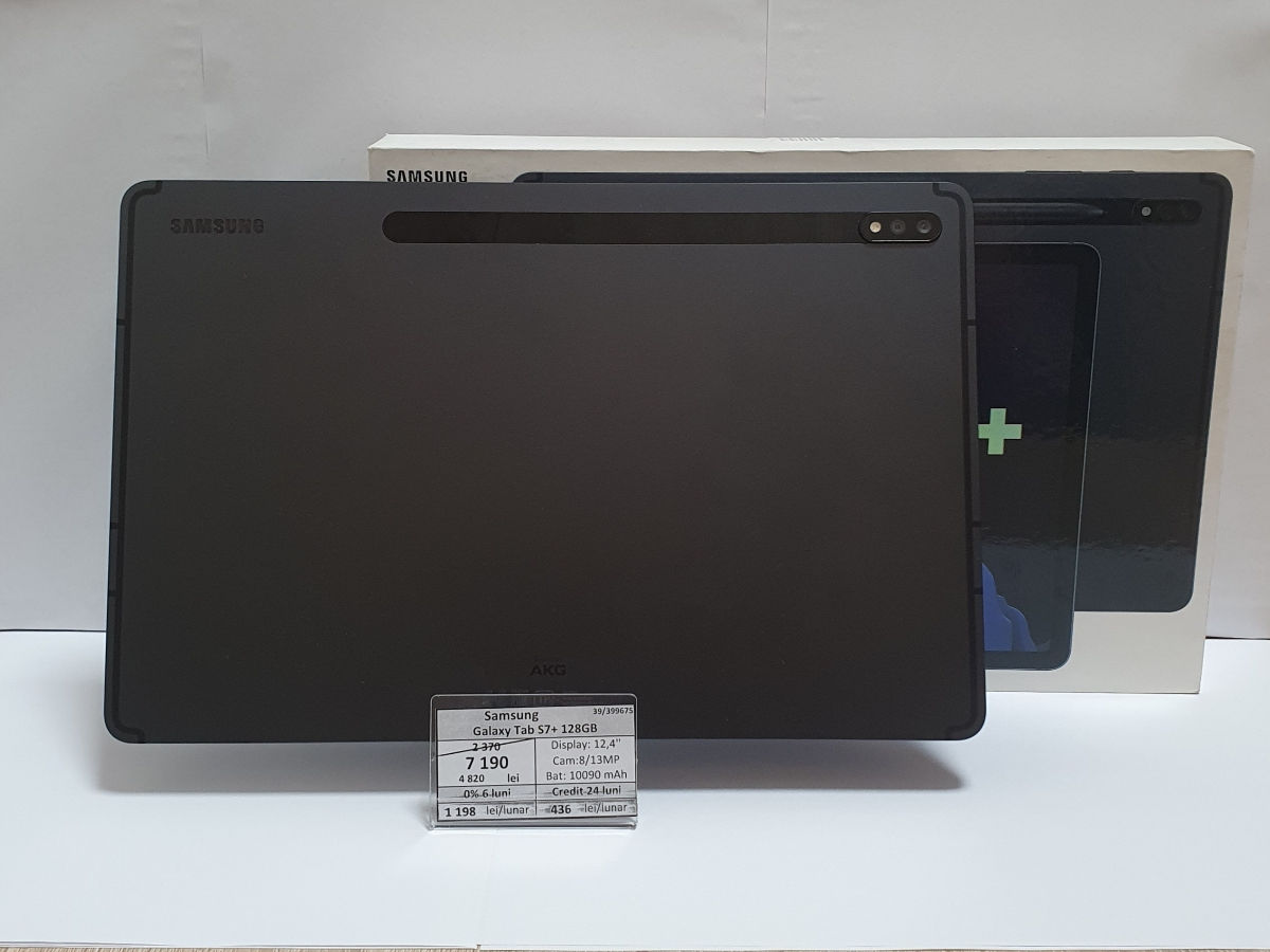 Samsung Galaxy Tab S7+ 128GB , 7190 lei фото 0