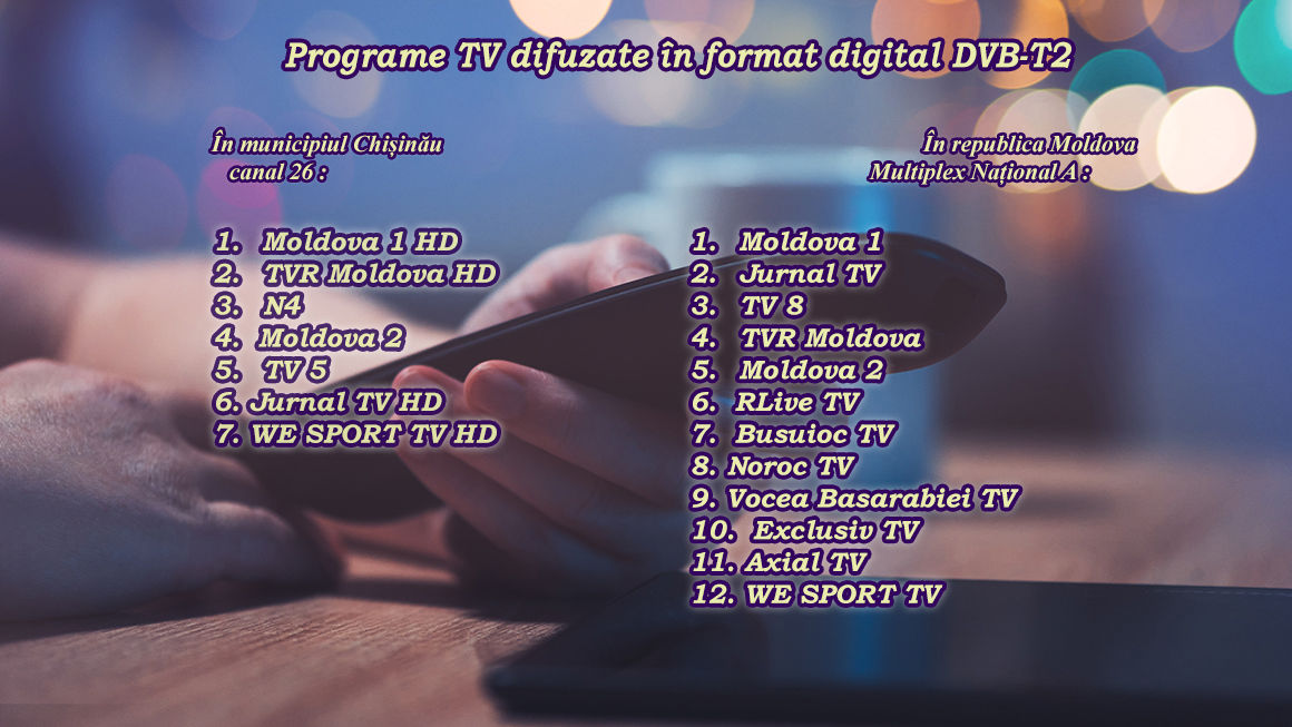 Эфирное цифровое телевидение DVBT2 13 каналов комплект с установкой по всей Молдове foto 1
