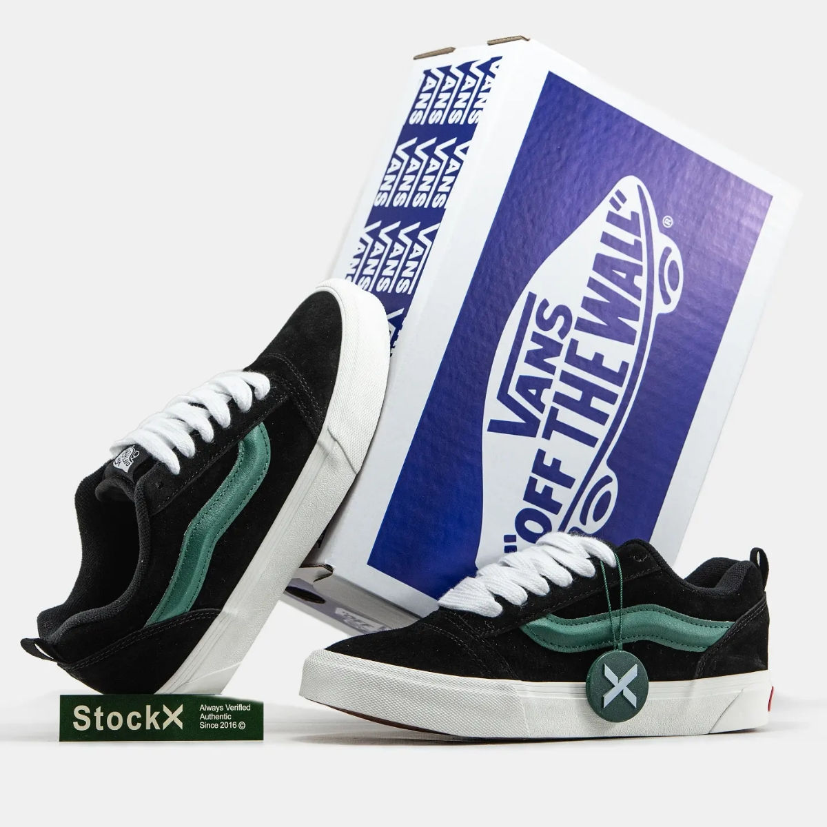 Vans KNU Skool Black/Green foto 3