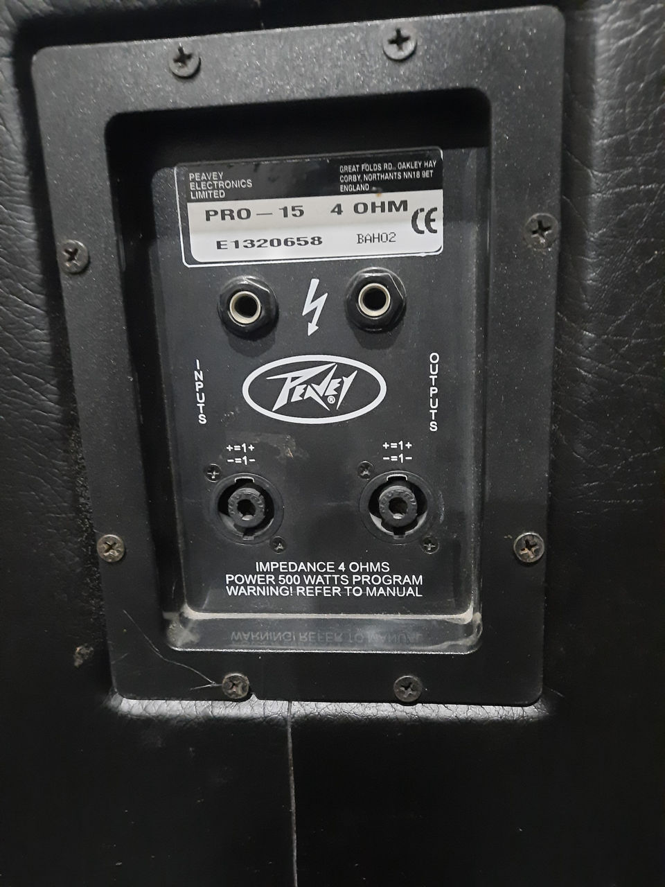 Boxe pasive Peavey 15pro foto 1