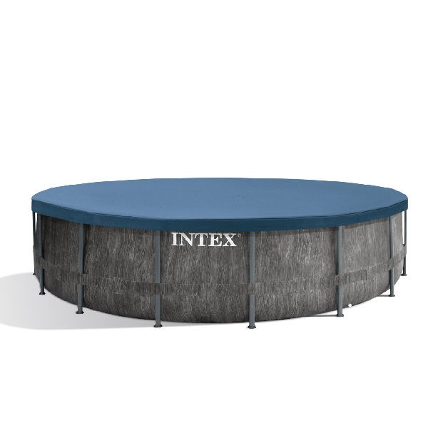 Бассейн Intex Greywood Prism Frame Premium 549x122 см, 24 311 л, металлический каркас. фото 5