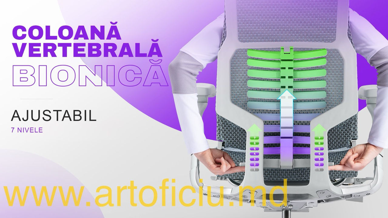 Scaun ortopedic Pofit-2 bionic - coloana vertebrala bionica foto 5