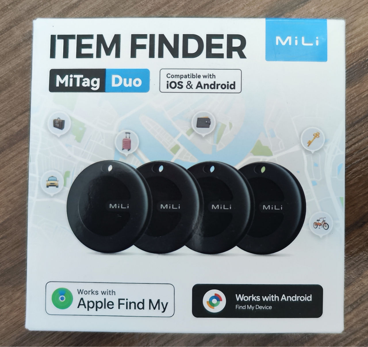 Трекер MiTag Duo от MiLi (4 трекера в упаковке) foto 3