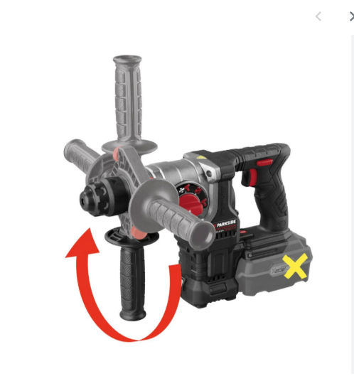 CIOCAN ROTOPERCUTOR fără fir Parkside PKHAP 20-Li 1.9J A1 foto 0