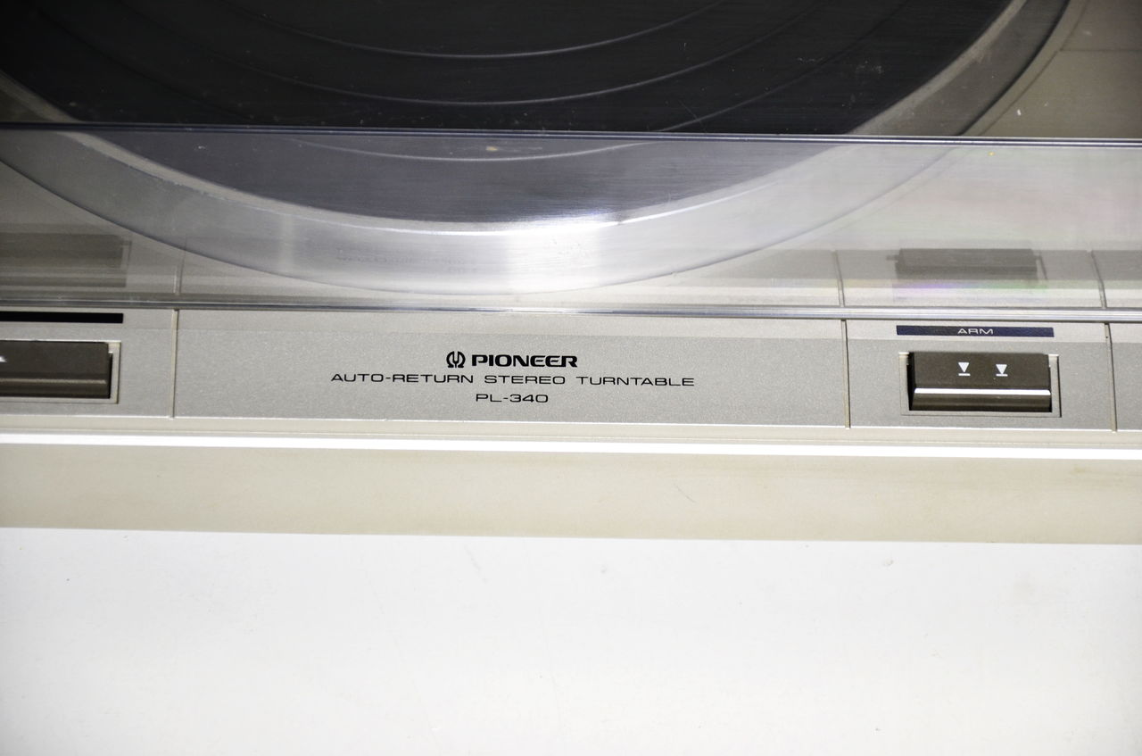 Pioneer PL-340 Stereo Turntable / есть пластинки фото 6