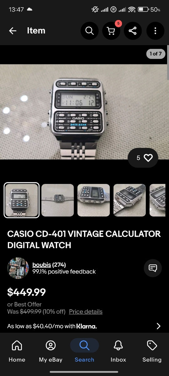 Casio CD401 Vintage  фото 5