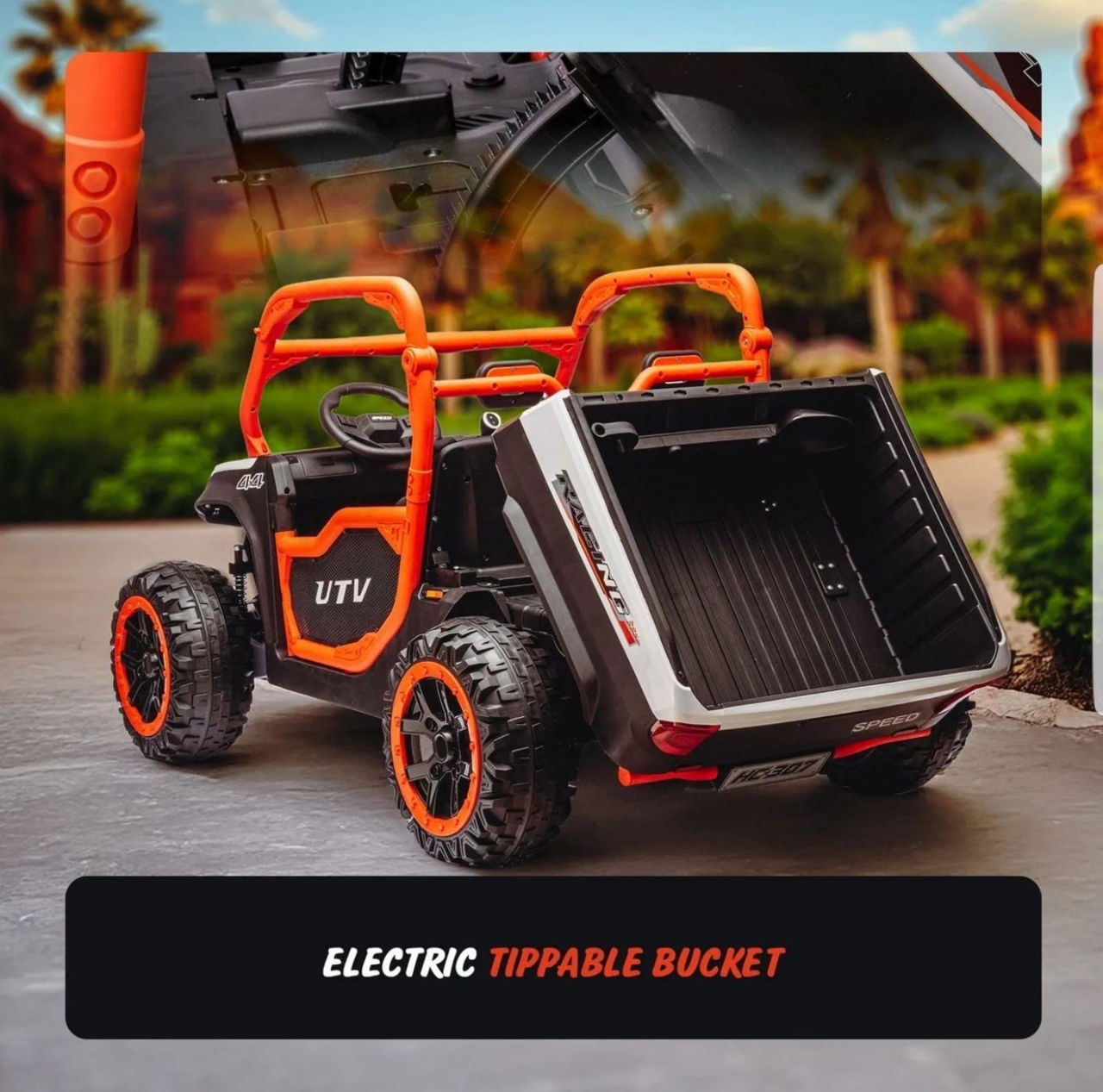 Mașină electrică UTV  (NOI) 24 V baterie  4 motoare foto 2