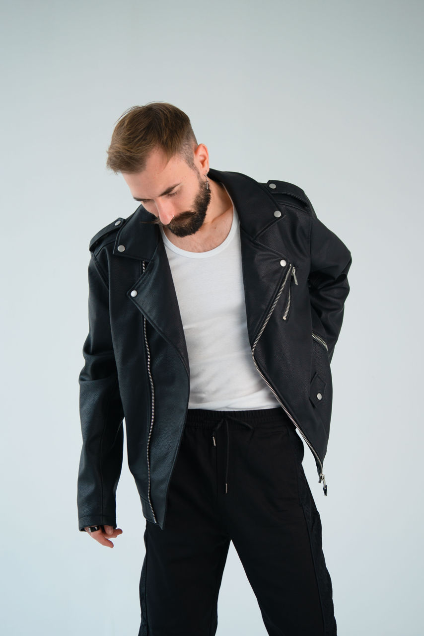 Geaca Biker Bershka foto 0