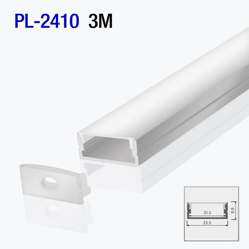Profil din aluminiu pentru bandă LED incastrat rigips în Moldova, panlight, profil LED incastrat foto 10