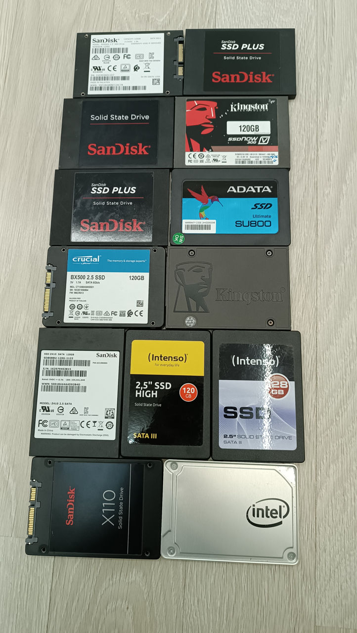 SSD,M2/NVMe 120 Gb, 256 Gb, 480 Gb, 1 Tb, 2 Tb foto 6