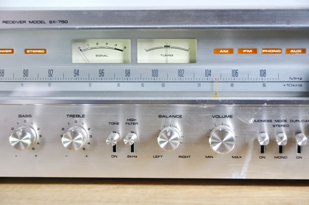 Pioneer SX-750 AM/FM Stereo Receiver (1976-78) Топовый мощный фото 4