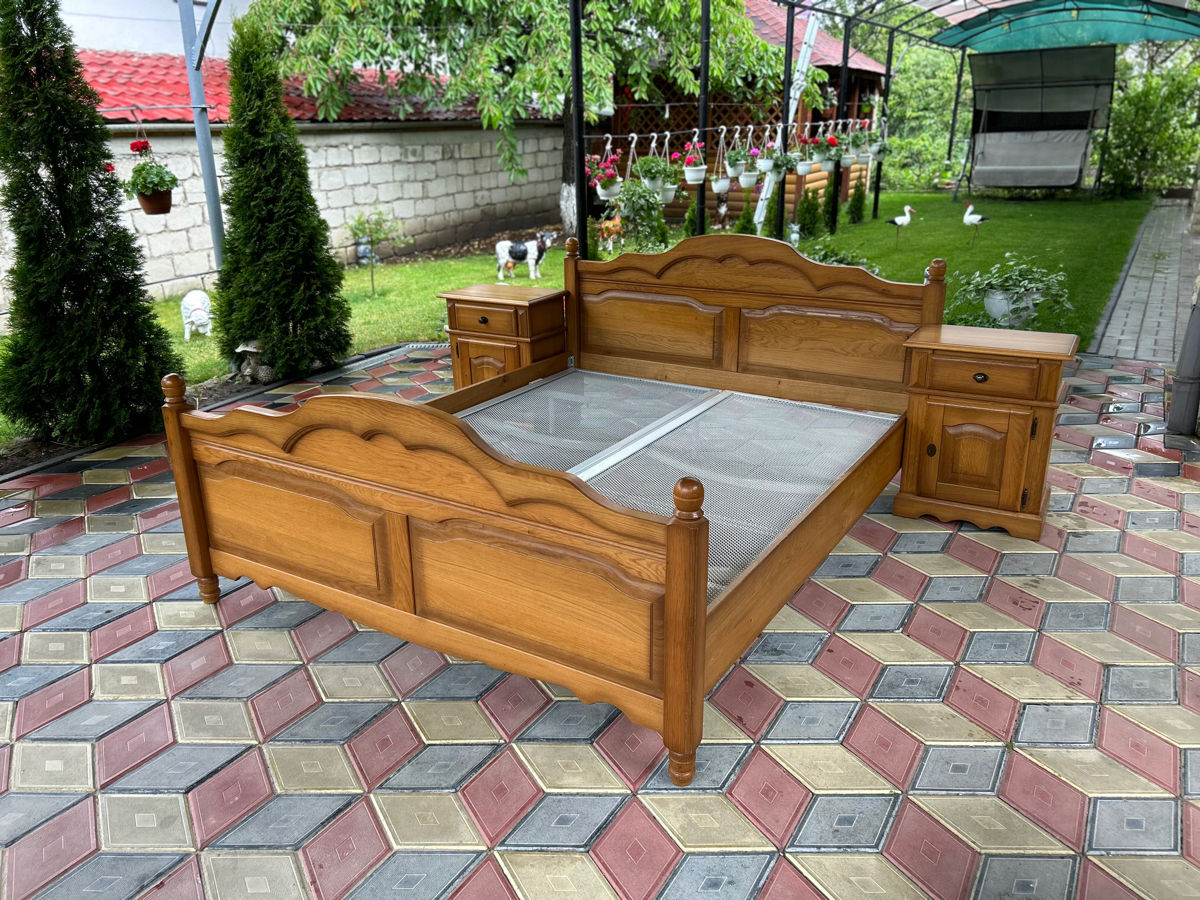 Vand dormitoare din lemn natural foto 5