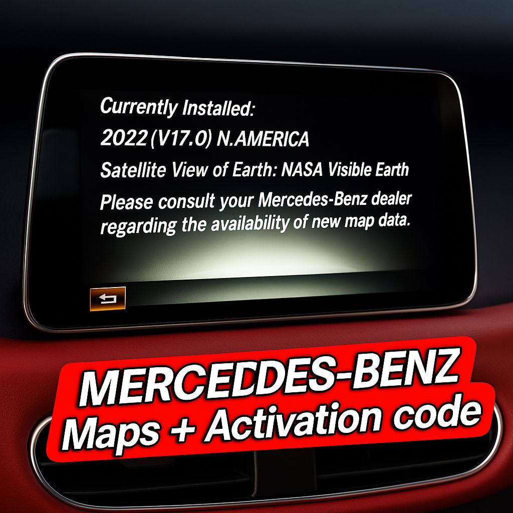 Навигация на мерседес, обновление карт mercedes - раскодировка систем comand mercedes anti-theft pin фото 0
