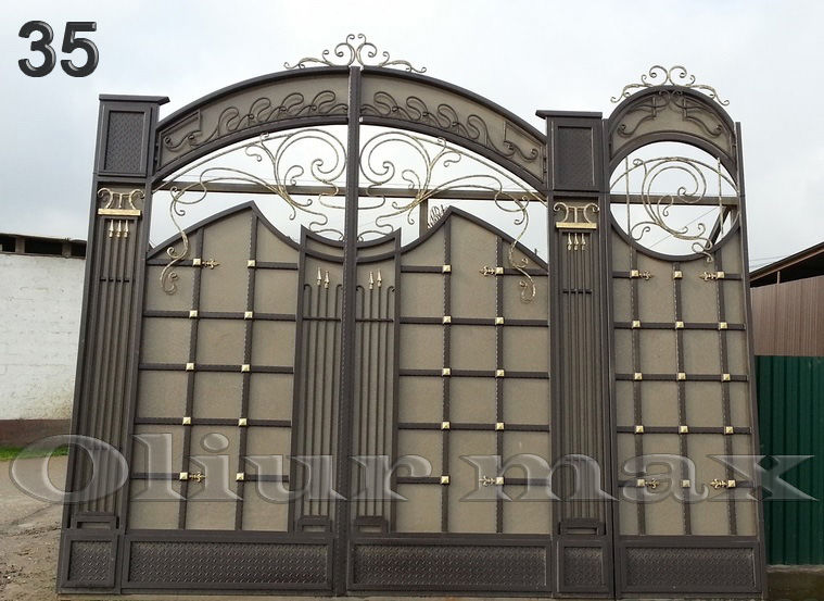 Balustrade , porți,garduri, copertine, gratii, uși metalice și alte confecții din fier forjat. foto 11