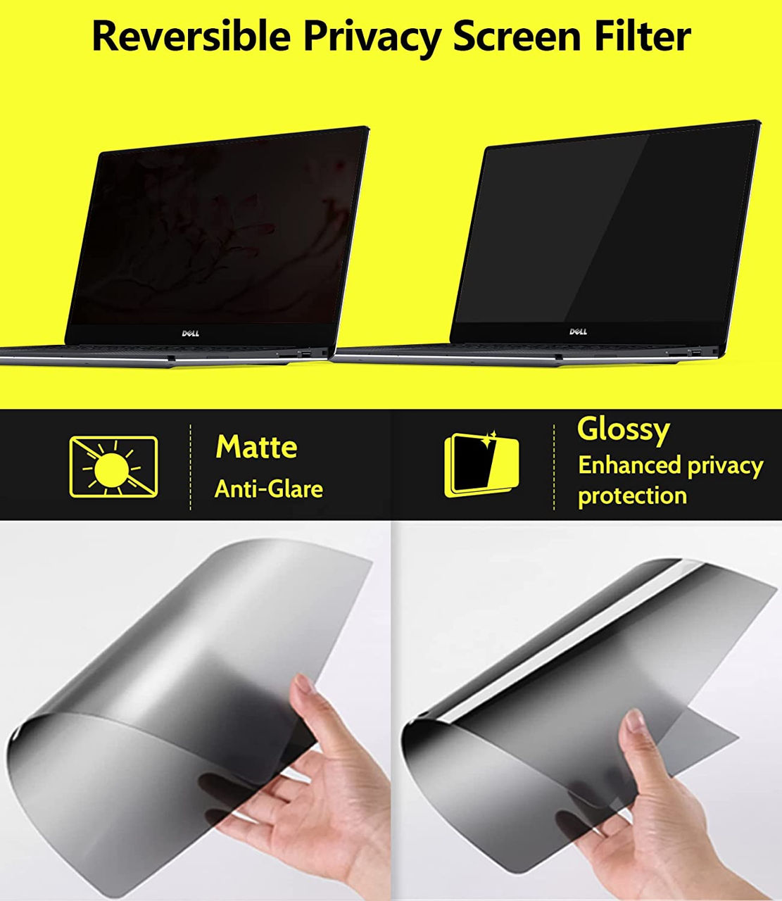 Laptop Privacy Screen 14 Inch  Screen Protector macbook dell acer asus foto 3