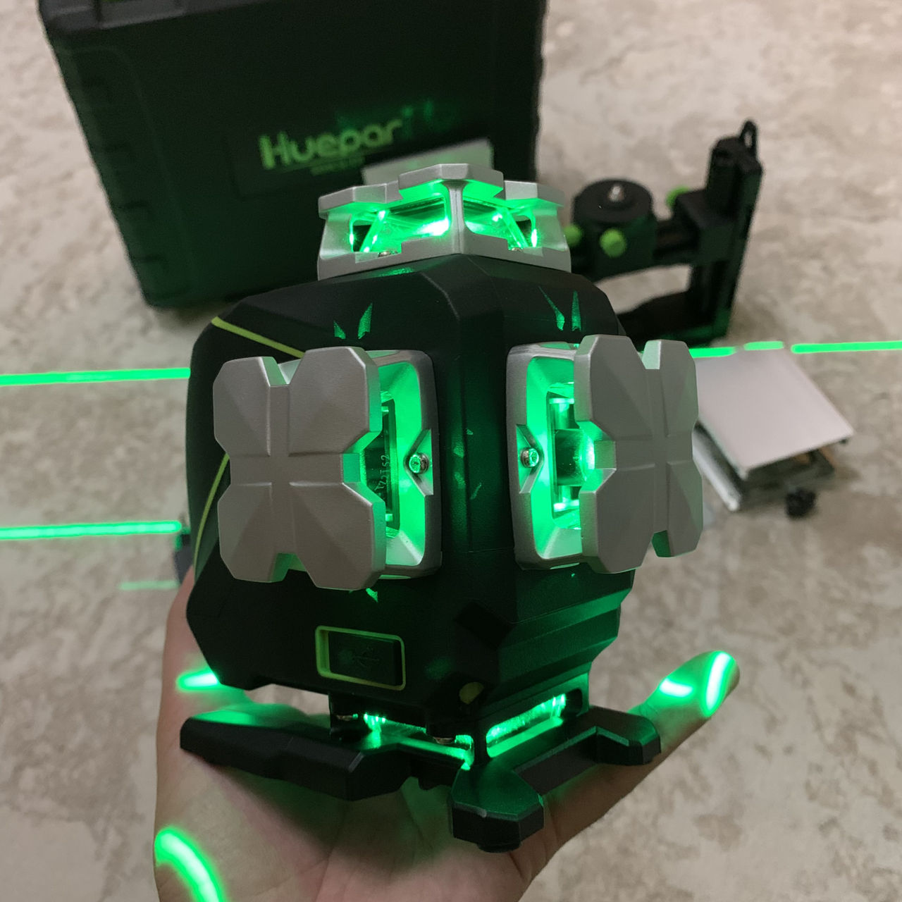 Huepar 4D S04CG 16 linii laser фото 5