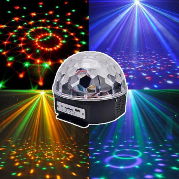 Диско шар Led Magic Ball Light=250леев фото 0