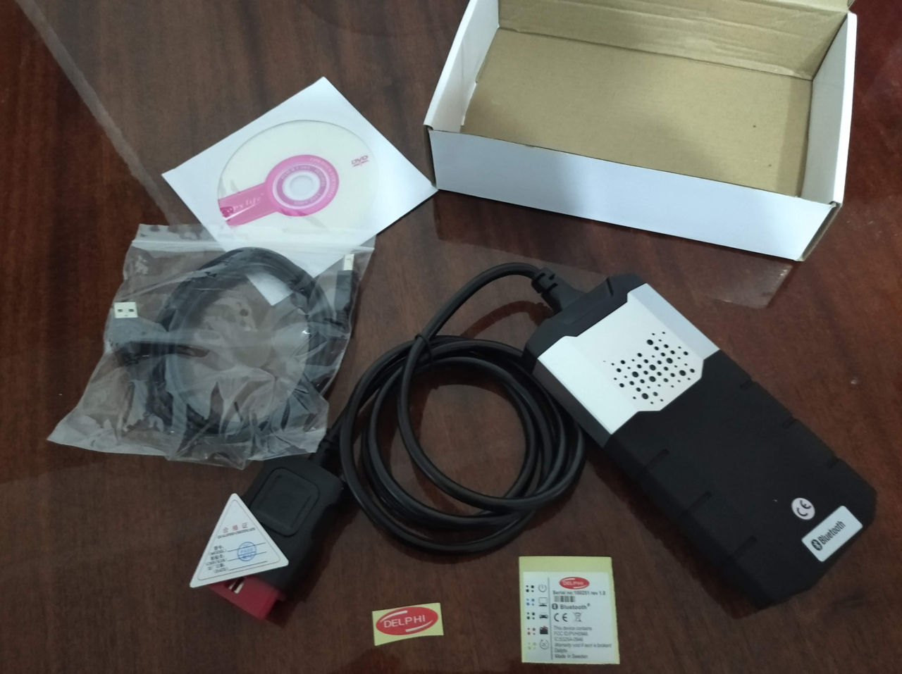 В наличии Delphi DS150E V3.0  Диагностический сканер ds150e CDP+ Bluetooth+Autocom 2021.11 Full+ акт foto 0