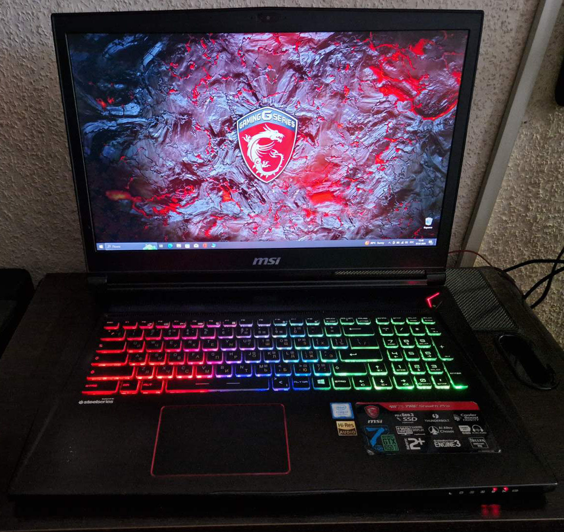 Игровой ноутбук 17.3" MSI GS73 7RE Stealth Pro фото 0