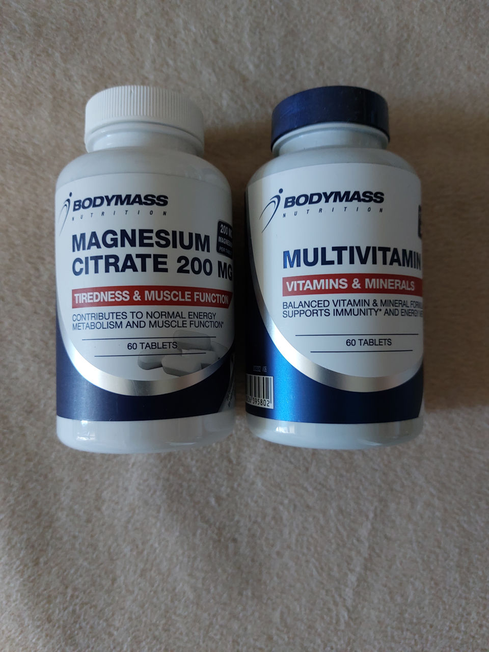 Multivitamin, magnesium