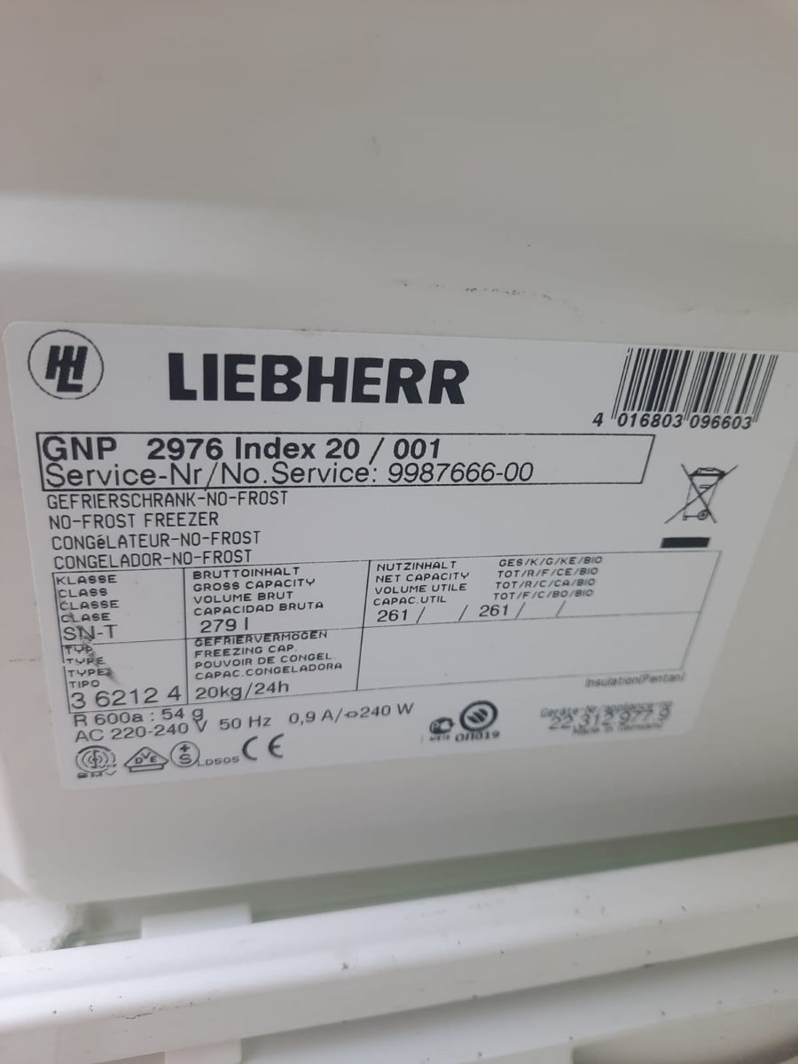 Морозильная камера Liebherr Gnp2976 на 257 литров из Германии! foto 3