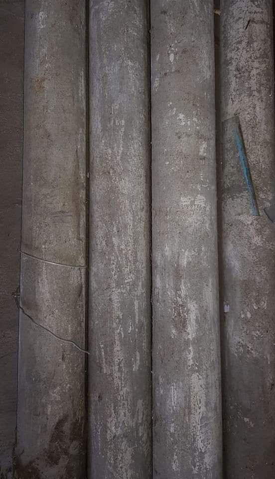 Трубы асбестовые и чугунные.